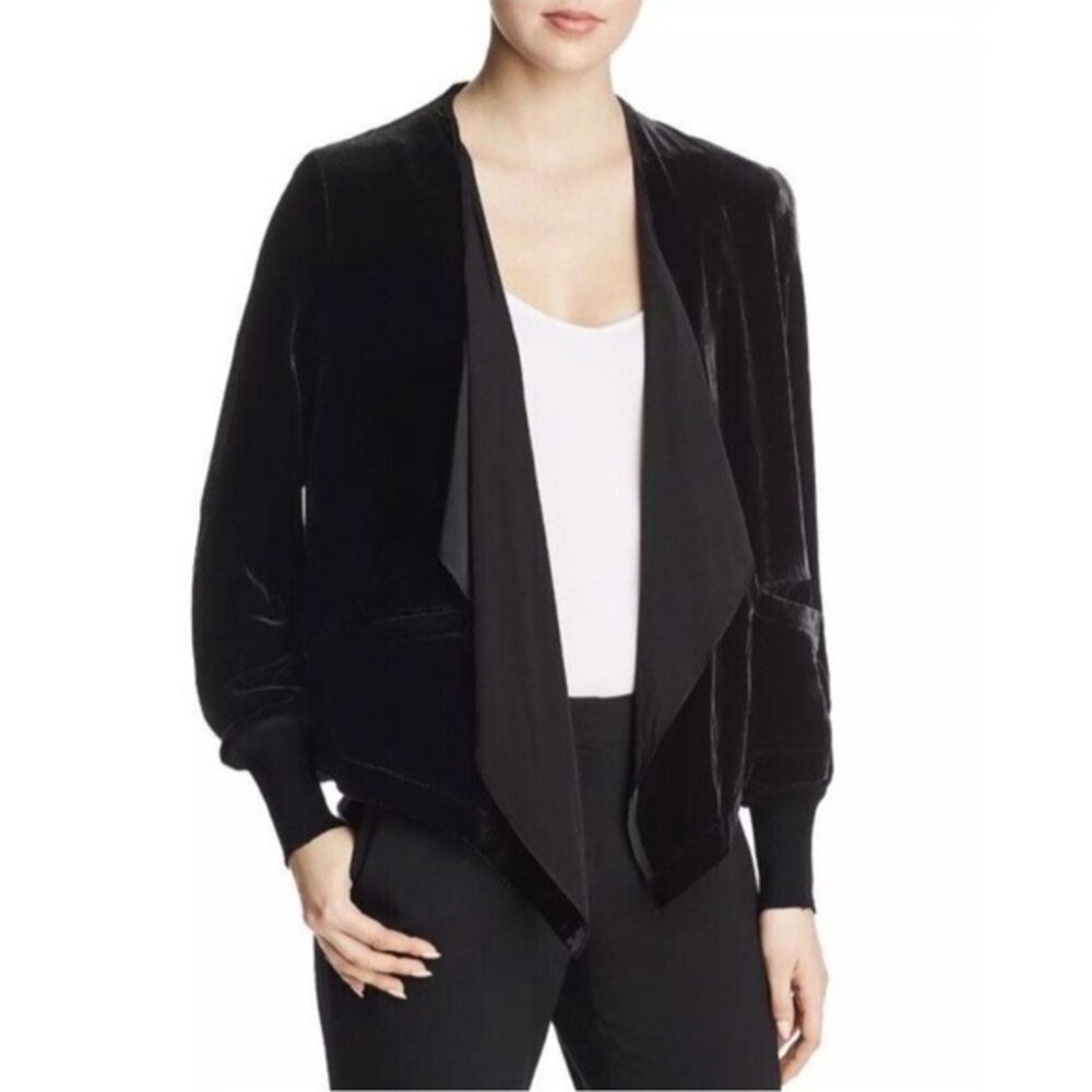 go by go>silk Go Waterfall Silk-Blend Jacket